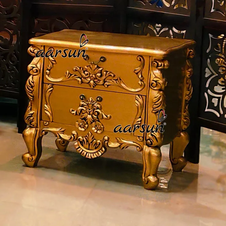 Carved Side Table
