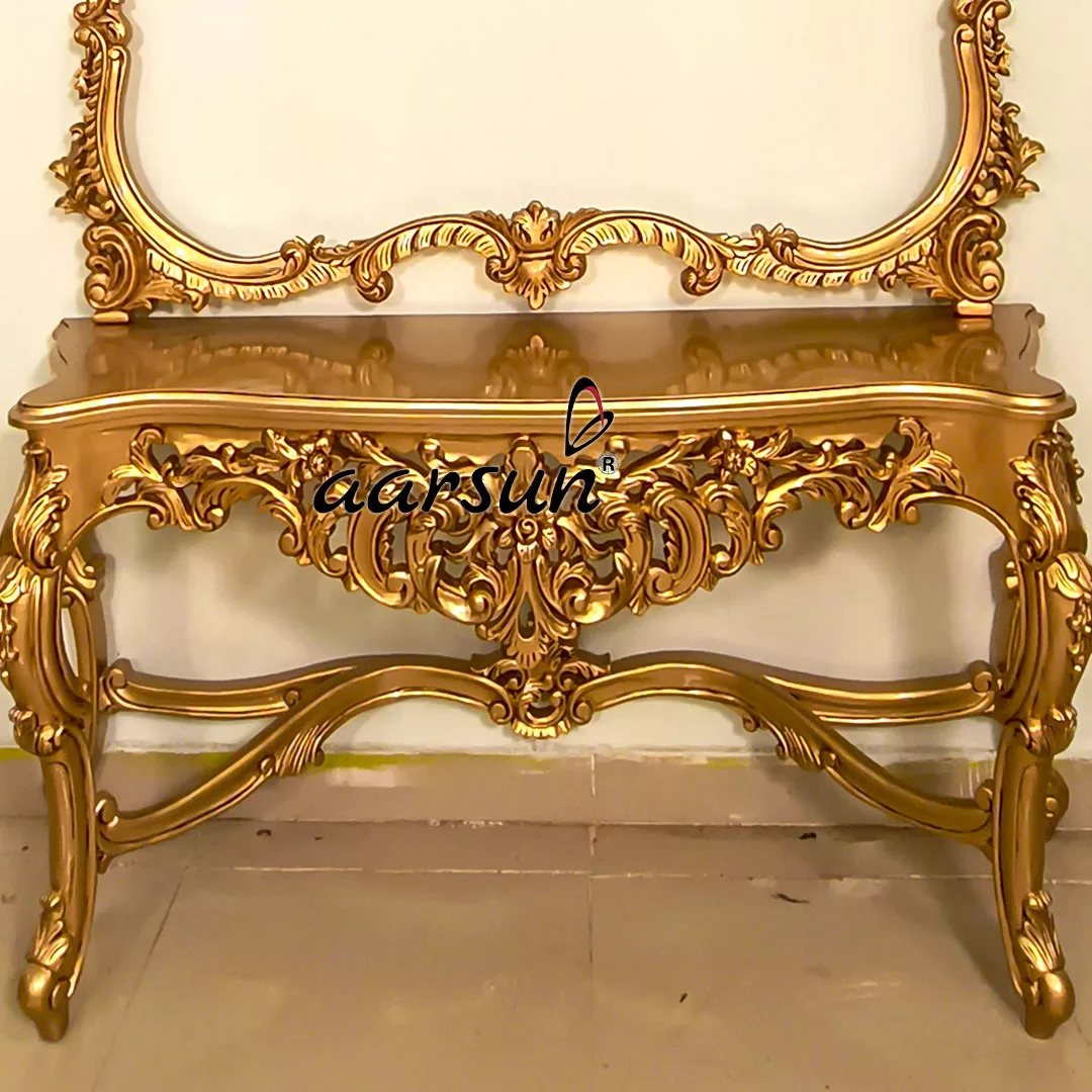 Designer Wooden Console table view 4