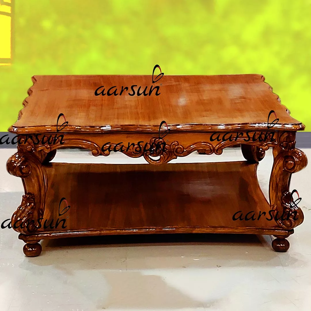Wooden Center Table For Living Room