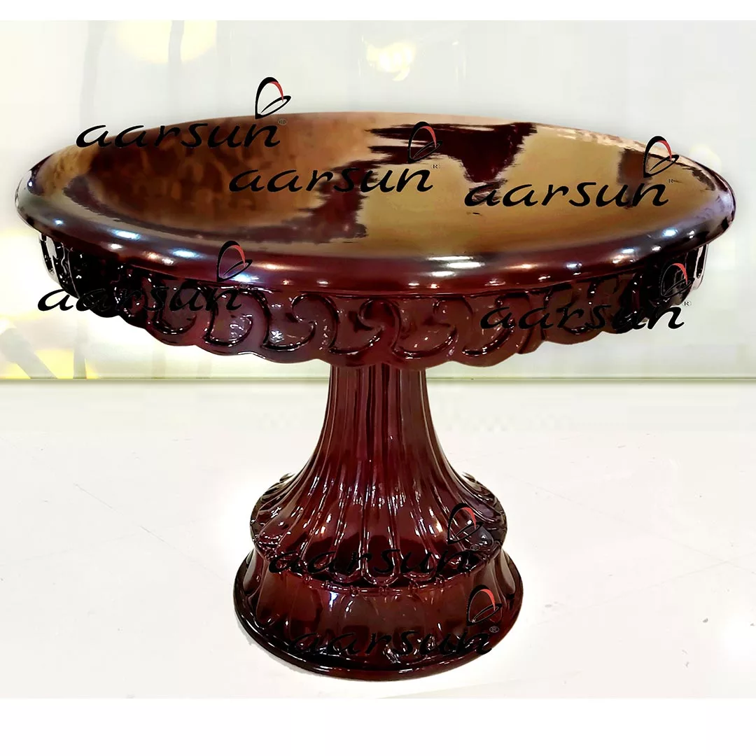 Wooden Handcrafted Round Center Table