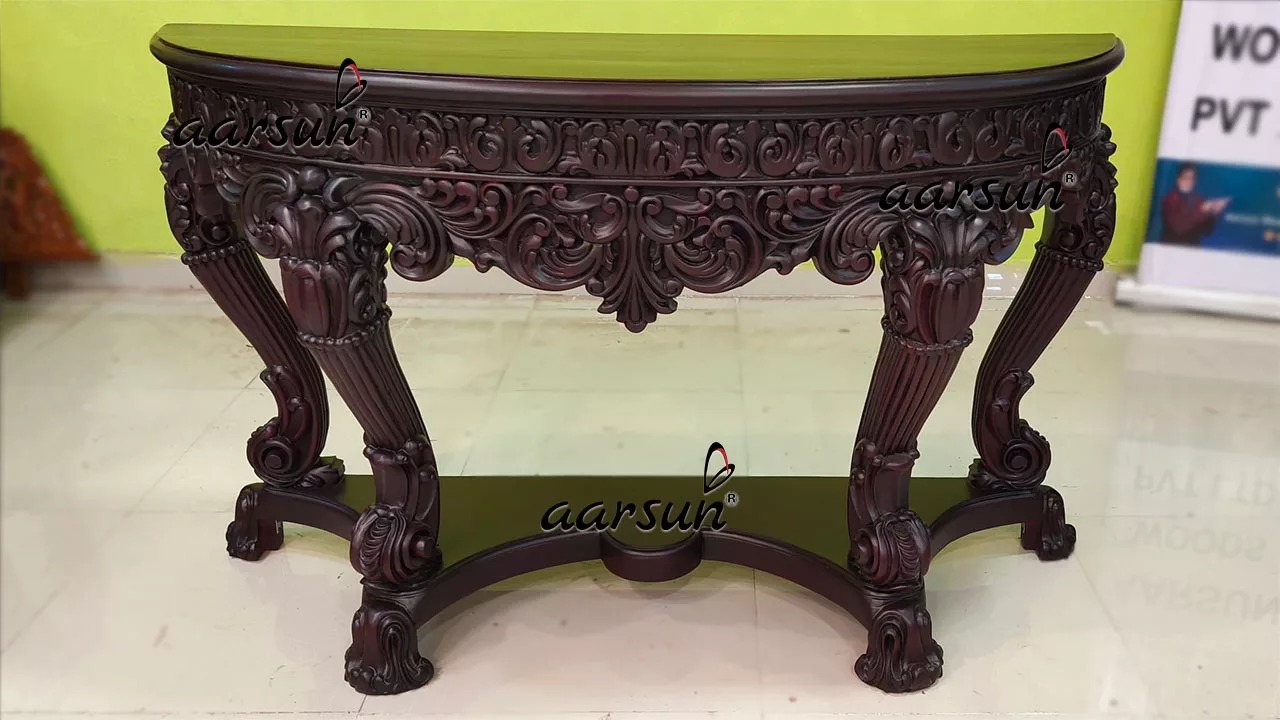 विंटेज स्टाइल कंसोल टेबल view 4