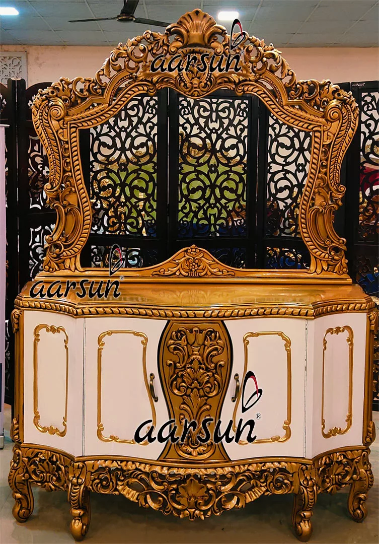 Antique Gold Dresser in 2 Different Customization view 3
