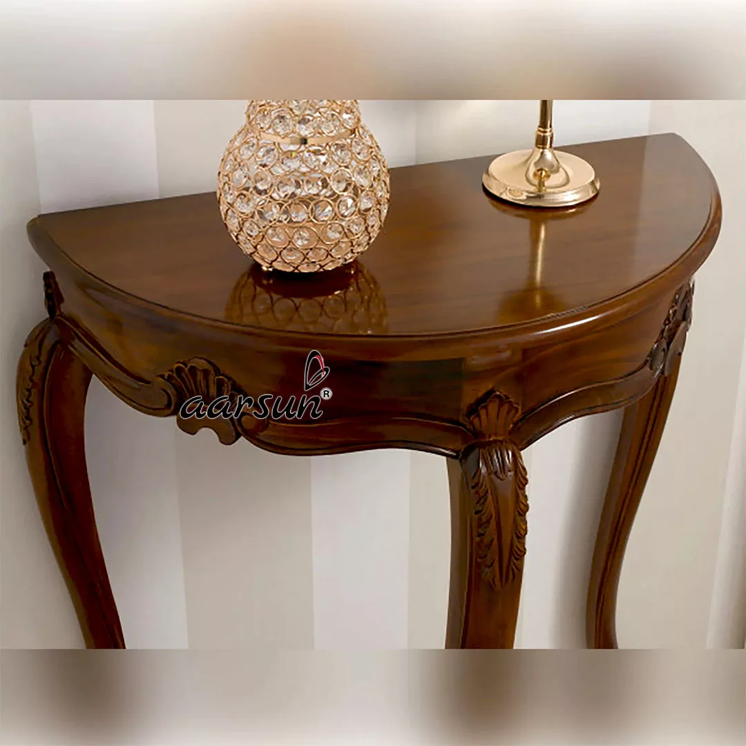 Baroque Style Console Table view 3