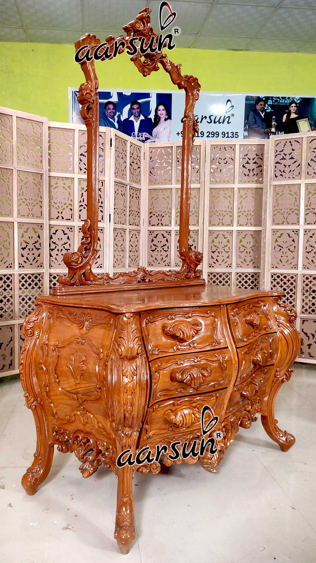 Classic Dresser in Solid Wood view 3