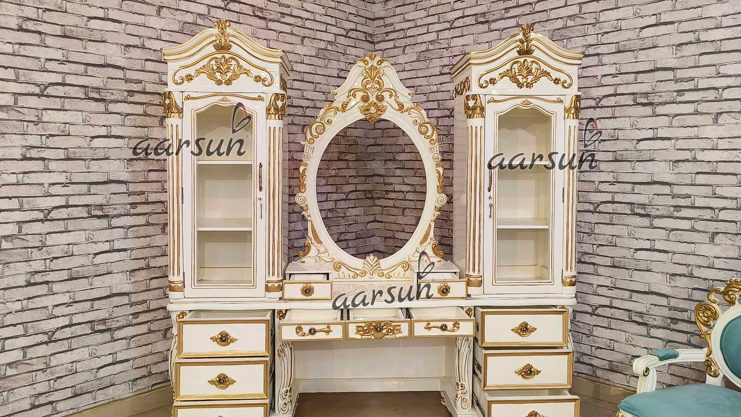 Designer Royal Dressing Table Design view 6