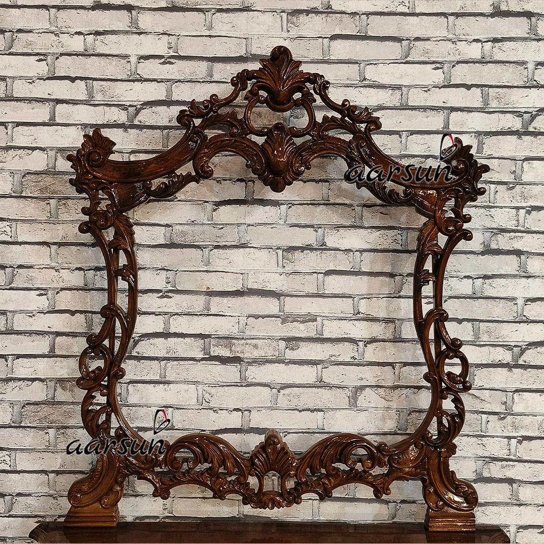 Full Handcrafted Mirror Console With Designer Table view 4