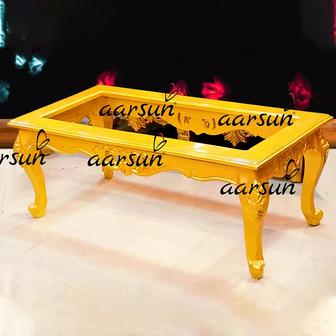 Handcrafted Wood Coffee Table Frame
