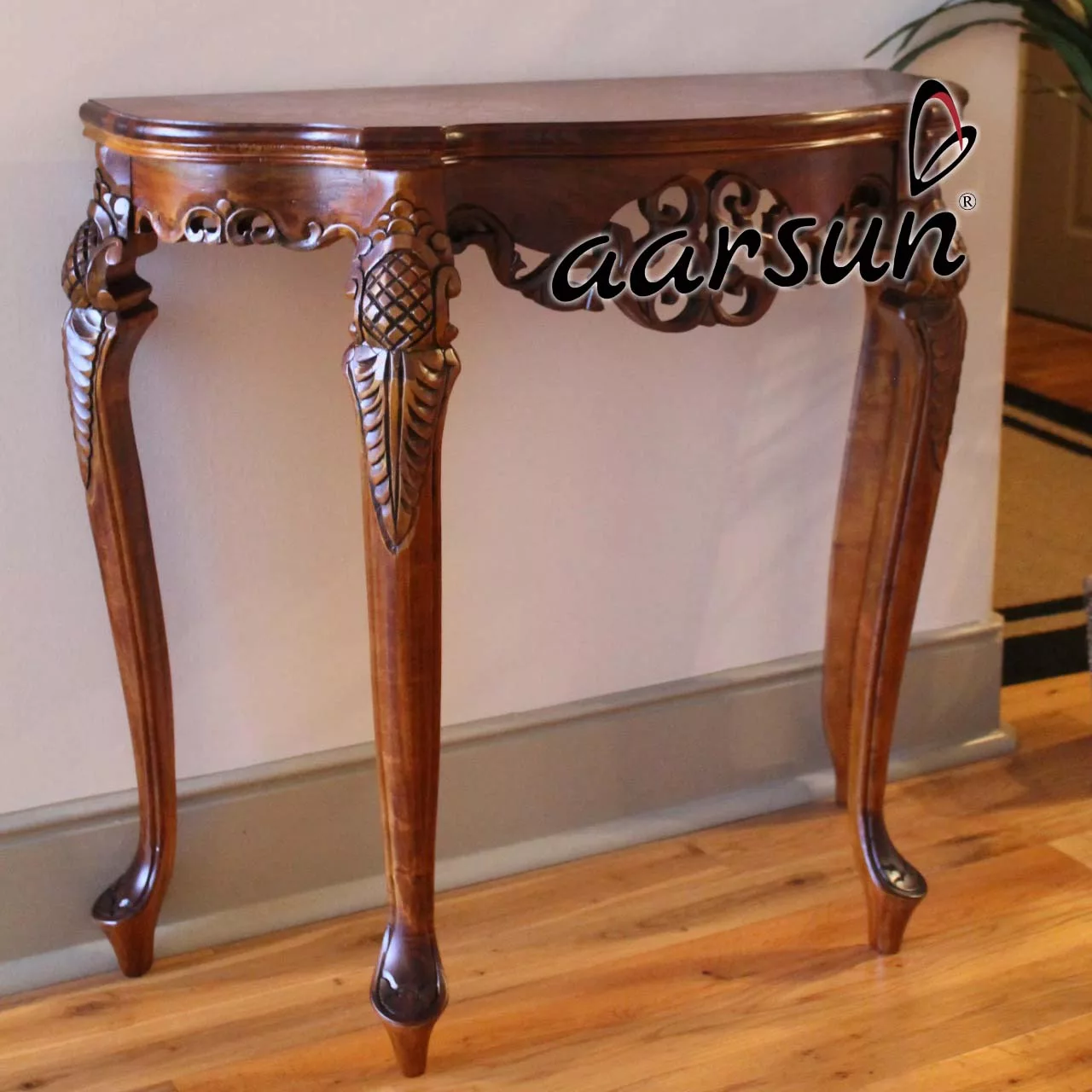 Handmade Wood Console