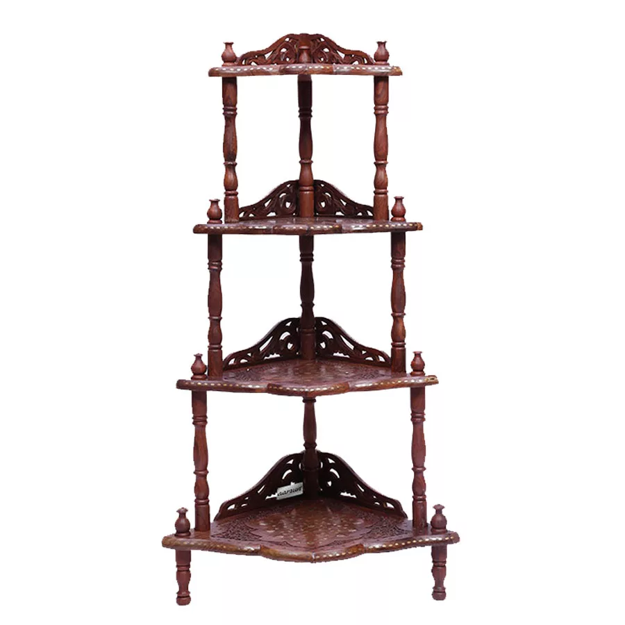 Handmade Wooden Corner Stand COR-0011