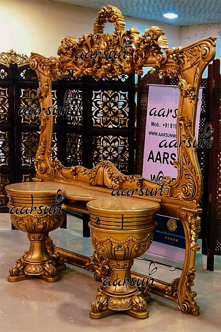 Royal Dressing Table True Craftsmanship of Indian Craftsmen view 3