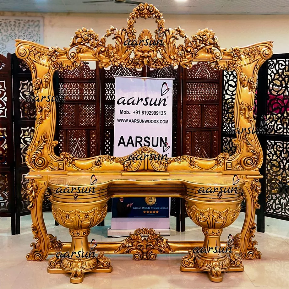 Royal Dressing Table True Craftsmanship Of Indian Craftsmen
