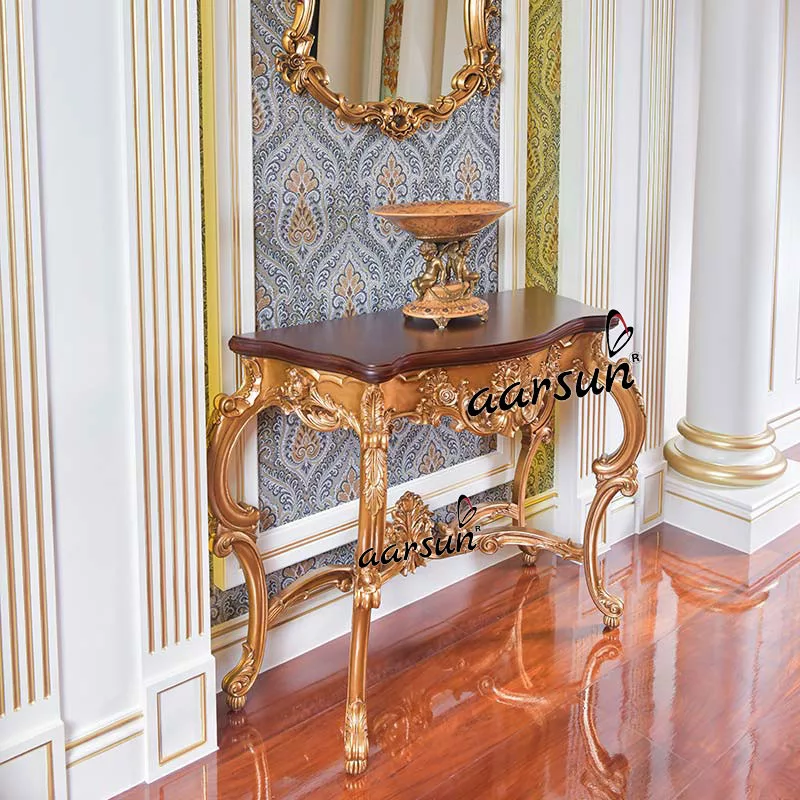 Traditional Solid Wood Console Table