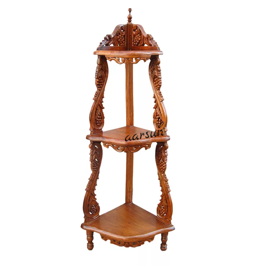 Wooden Corner Stand COR-0004