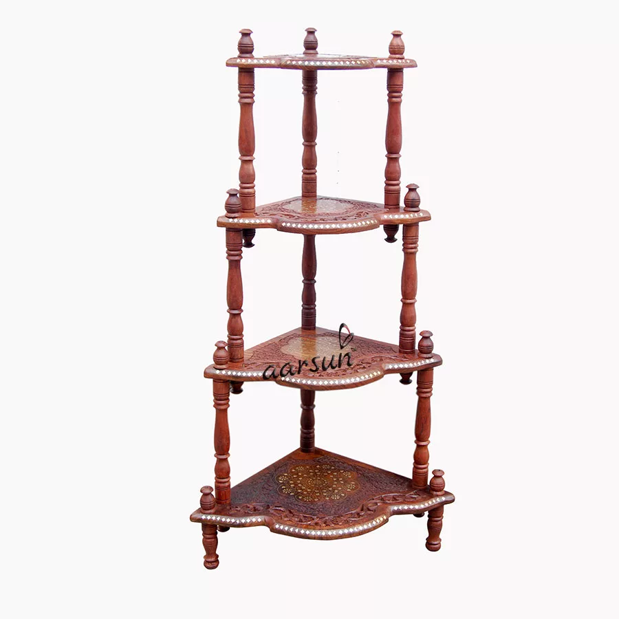 Wooden Corner Stand COR-0004