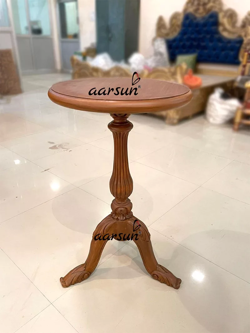 Wooden Handcrafted Chess Table view 3