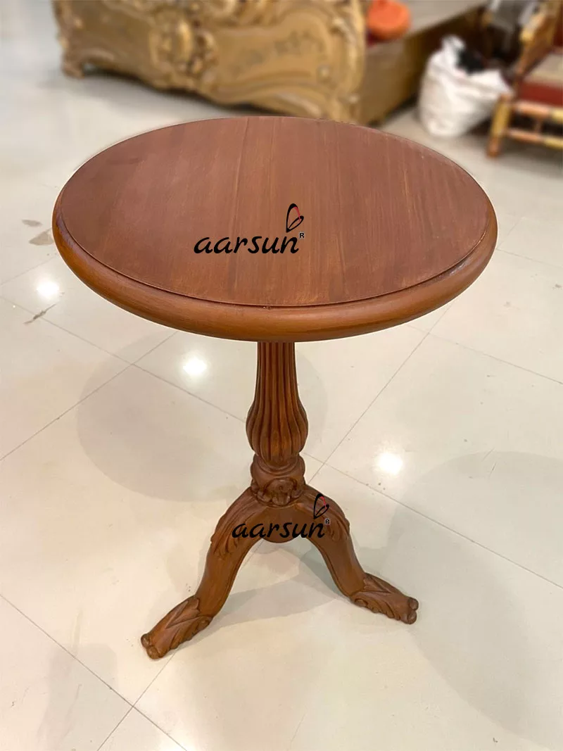 Wooden Handcrafted Chess Table view 4