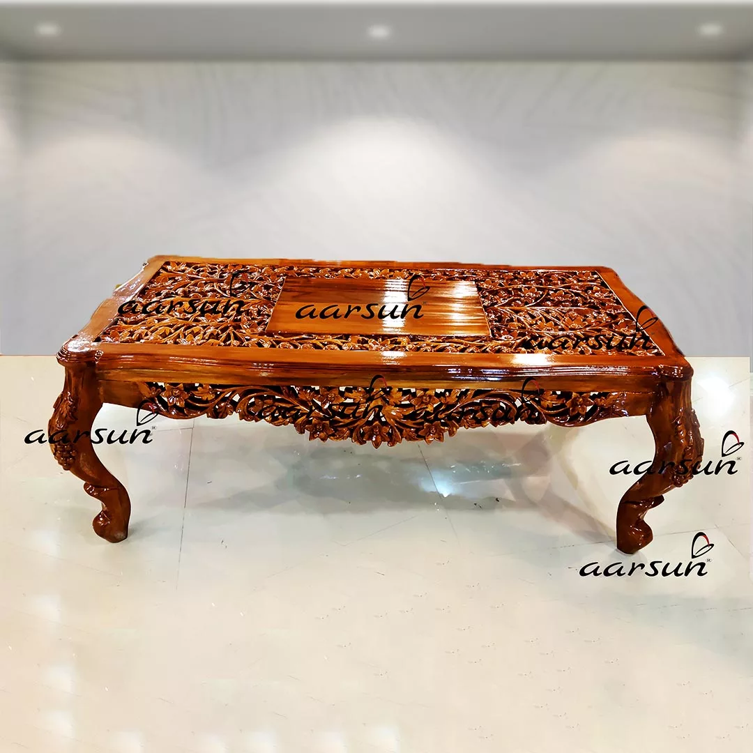 Wooden Handcrafted Coffee Table